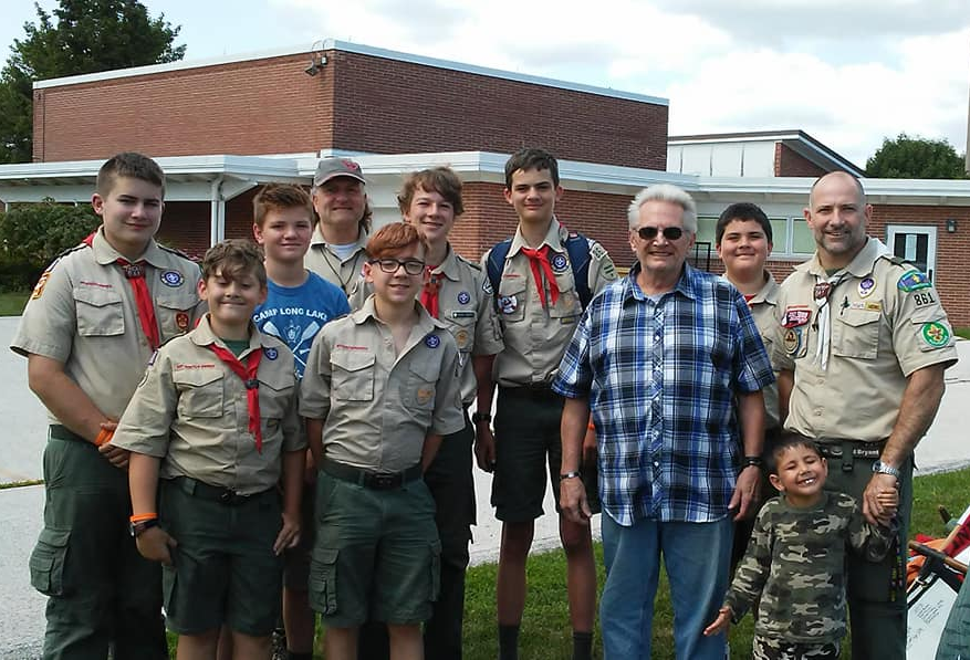 2018 - Scouts of Troop 861; I was a charter member in 1961